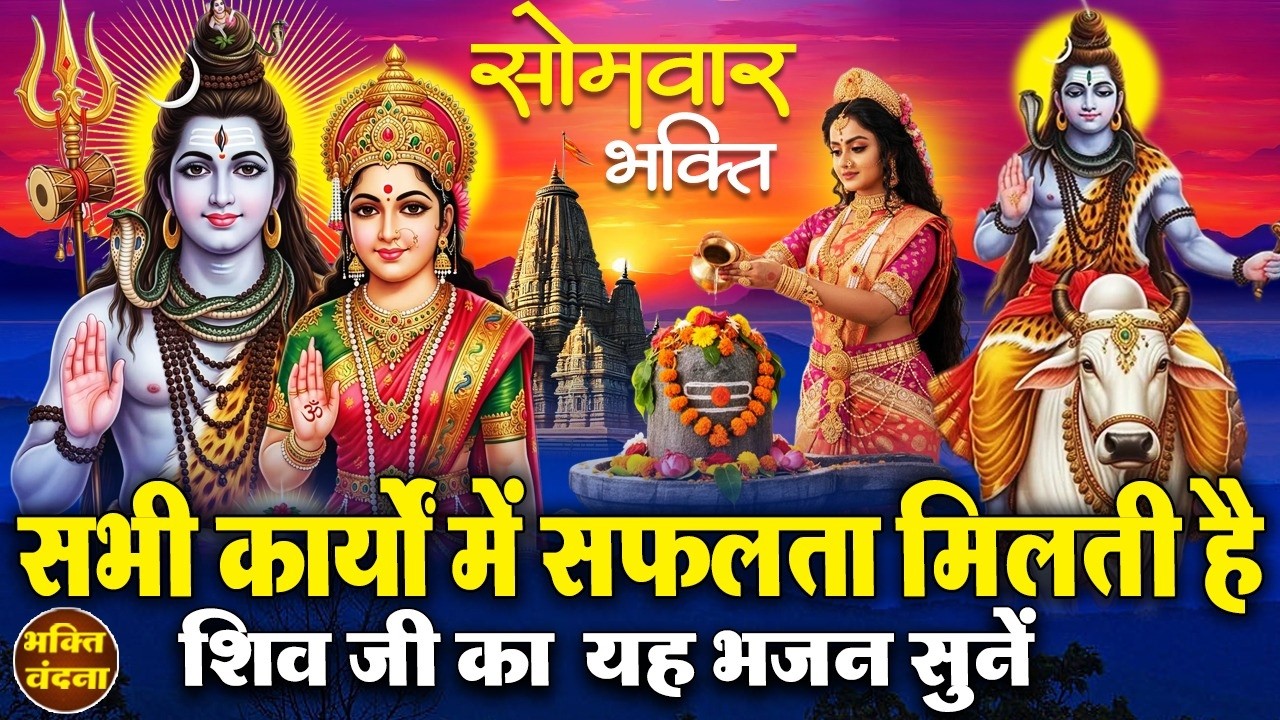 आज सोमवार के दिन शिव जी के चमत्कारी भजन सुनने से भोलेनाथ आपके सारे संकट, कष्ट हर लेते हैं