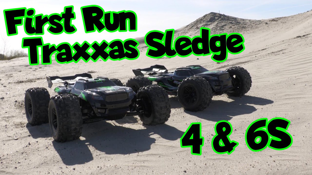 Double Traxxas Sledge 4 & 6S | GRCP | HD+ | German