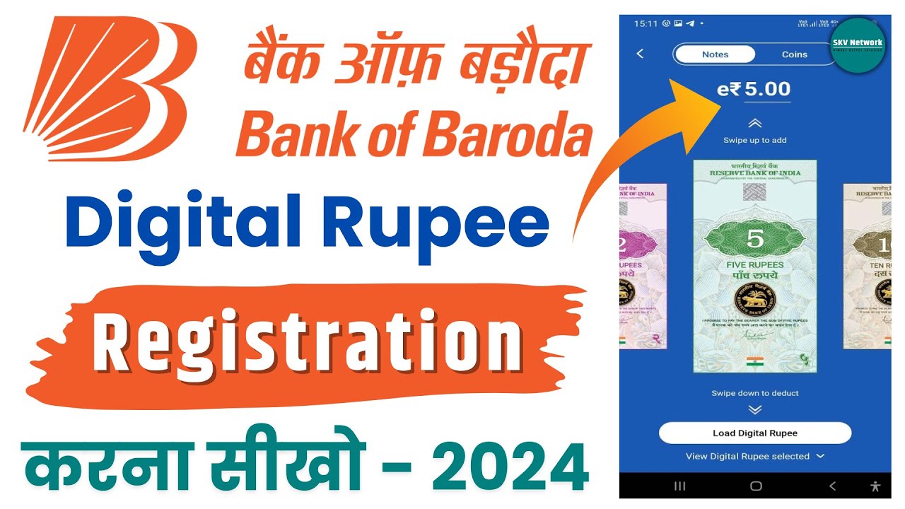 Bank Of Baroda Digital Currency Registration | How To Use Bob E-rupee | Digital Rupee App Tutorial |