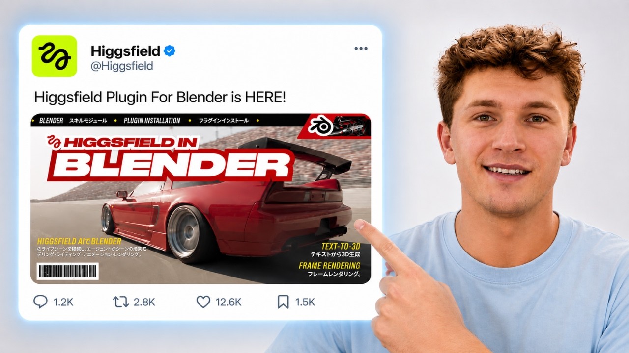 Higgsfield Just Created A New Blender Plugin And It's Better Than You Think