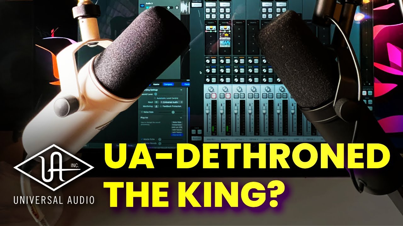 Universal Audio SD-1 vs Shure SM7B Dynamic Microphone Review