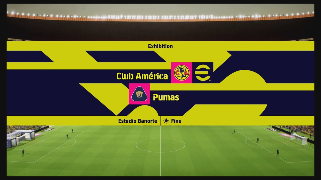 Club America vs Pumas - Liga MX - eFootball 2026