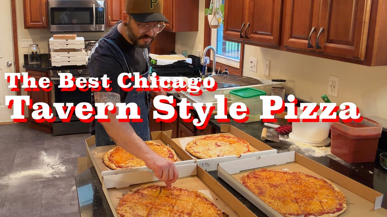 Chicago Tavern-Style Bar Pie Pizza Experiment | 4 Doughs Tested (Cured vs Uncured)