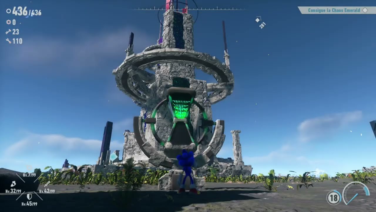 SONIC FRONTIERS. consiguiendo las esmeraldas del caos. parte 7