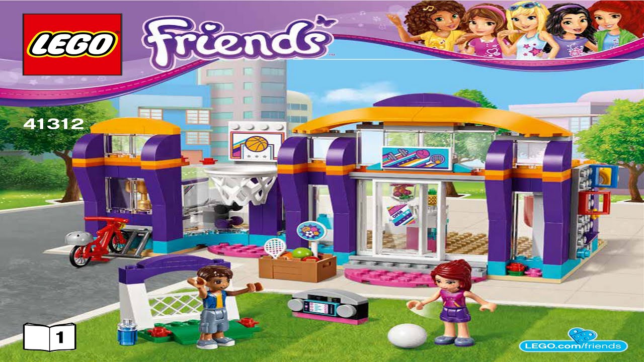 LEGO instructions - Friends - 41312 - Heartlake Sports Centre (Book 1)