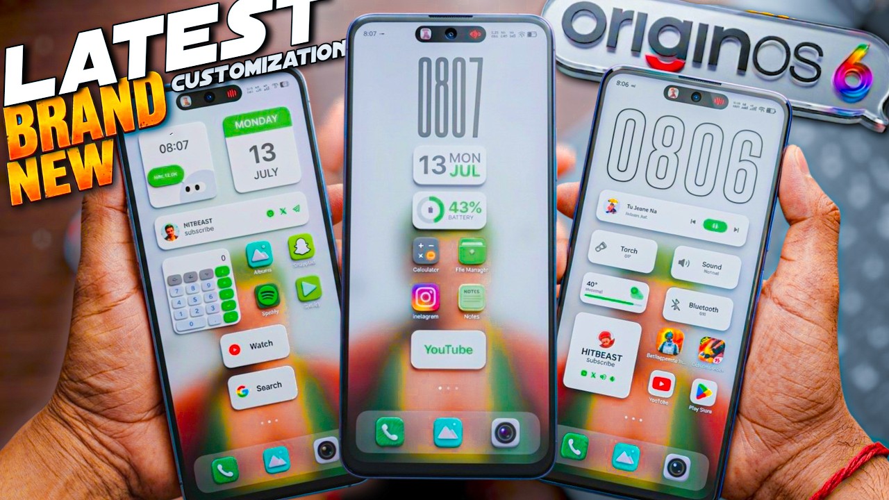 LATEST BRAND NEW 😯 OriginOS 6 Best Customisation 🤩 | For Vivo & iQOO users #vivo #originos6