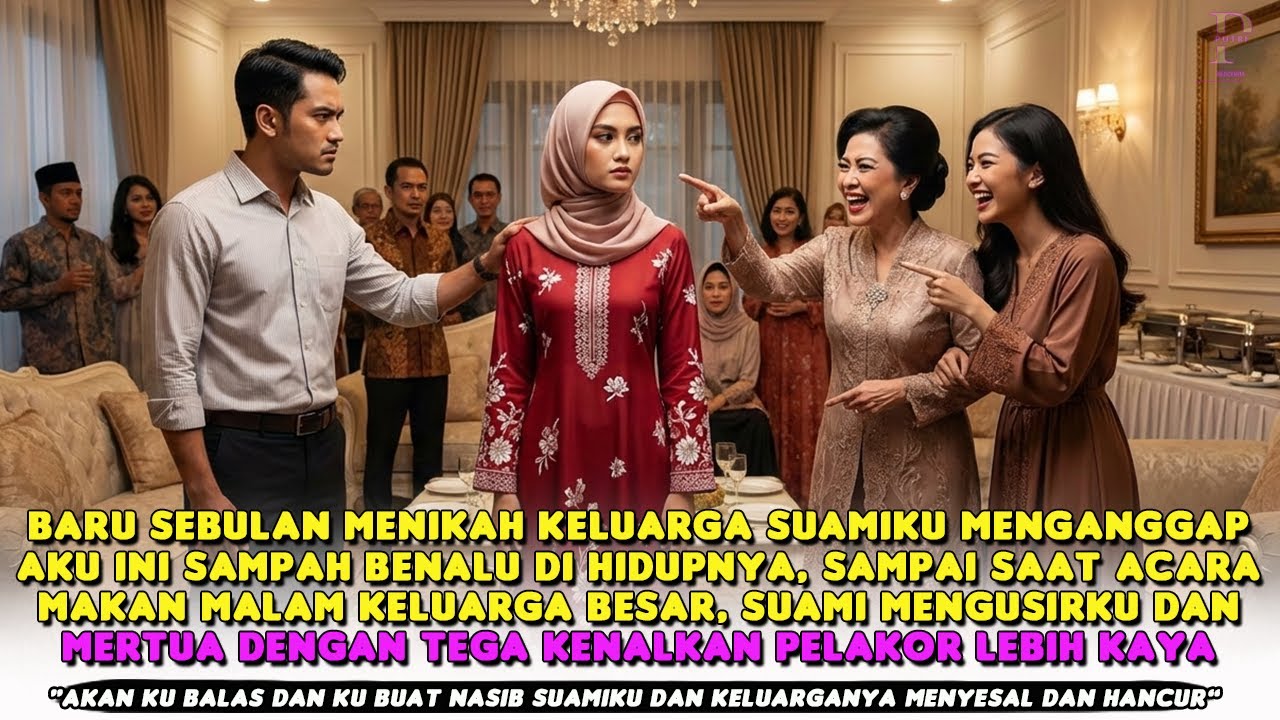 KISAH RUMAH TANGGA❗ DI ANGGAP BABU DI ACARA MAKAN MALAM KELUARGA SUAMI OLEH MERTUA, KU BALAS KEJAM !