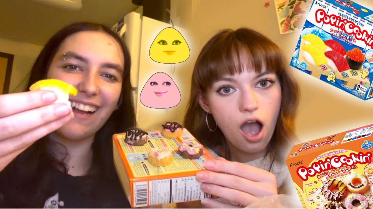 Making Popin' Cookin' Japanese Candy Kits in Our Dorm