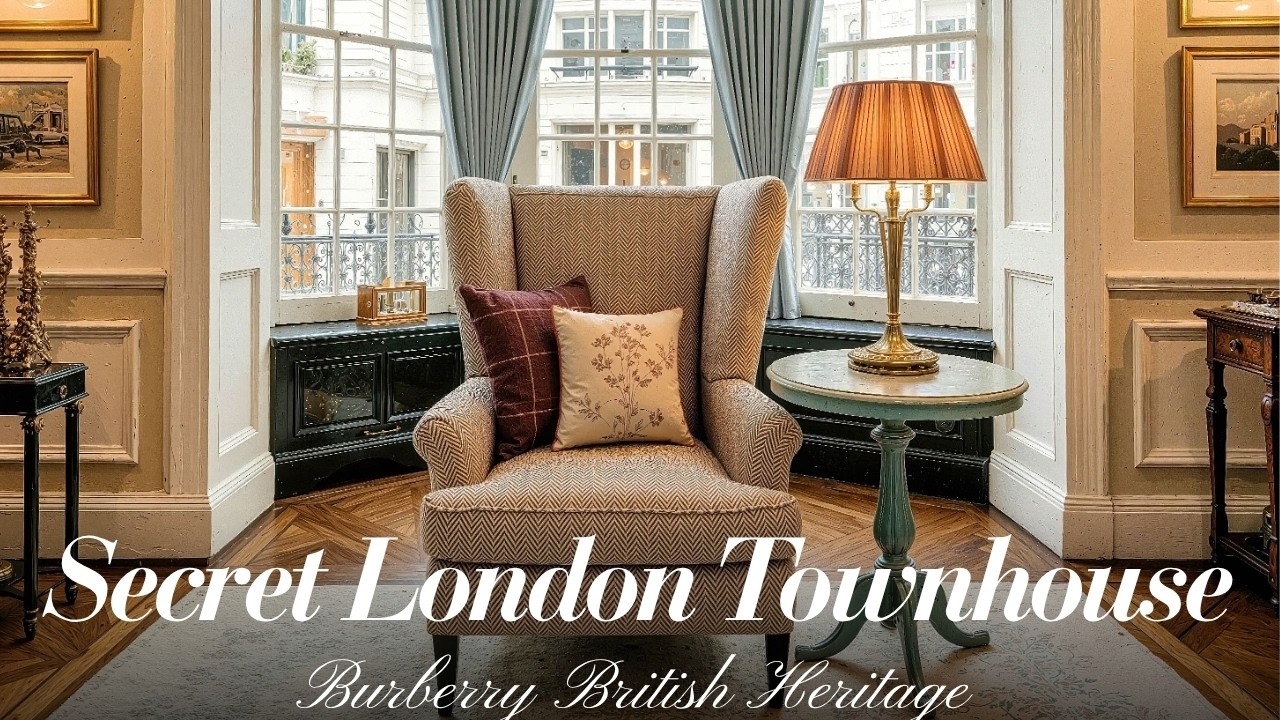 Secret London Townhouse: Burberry's British Heritage Luxury Living