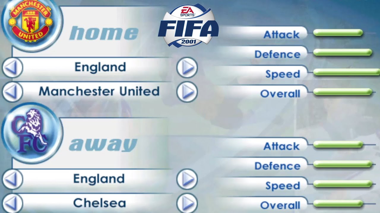[PC] | FIFA 2001 | MANCHESTER UNITED VS CHELSEA LONDON