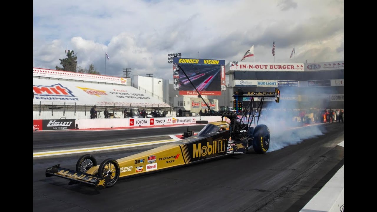 Tony Stewart on NHRA Top Fuel at Pomona Dragstrip