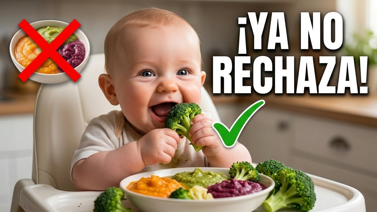 ¿Tu bebé rechaza la comida? Lo que realmente está pasando