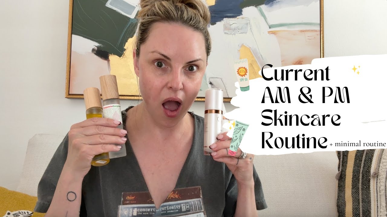 My Current A.M. & P.M. Skincare Routine for Dry, Aging, Rosacea-Prone Skin | Minimal Routine
