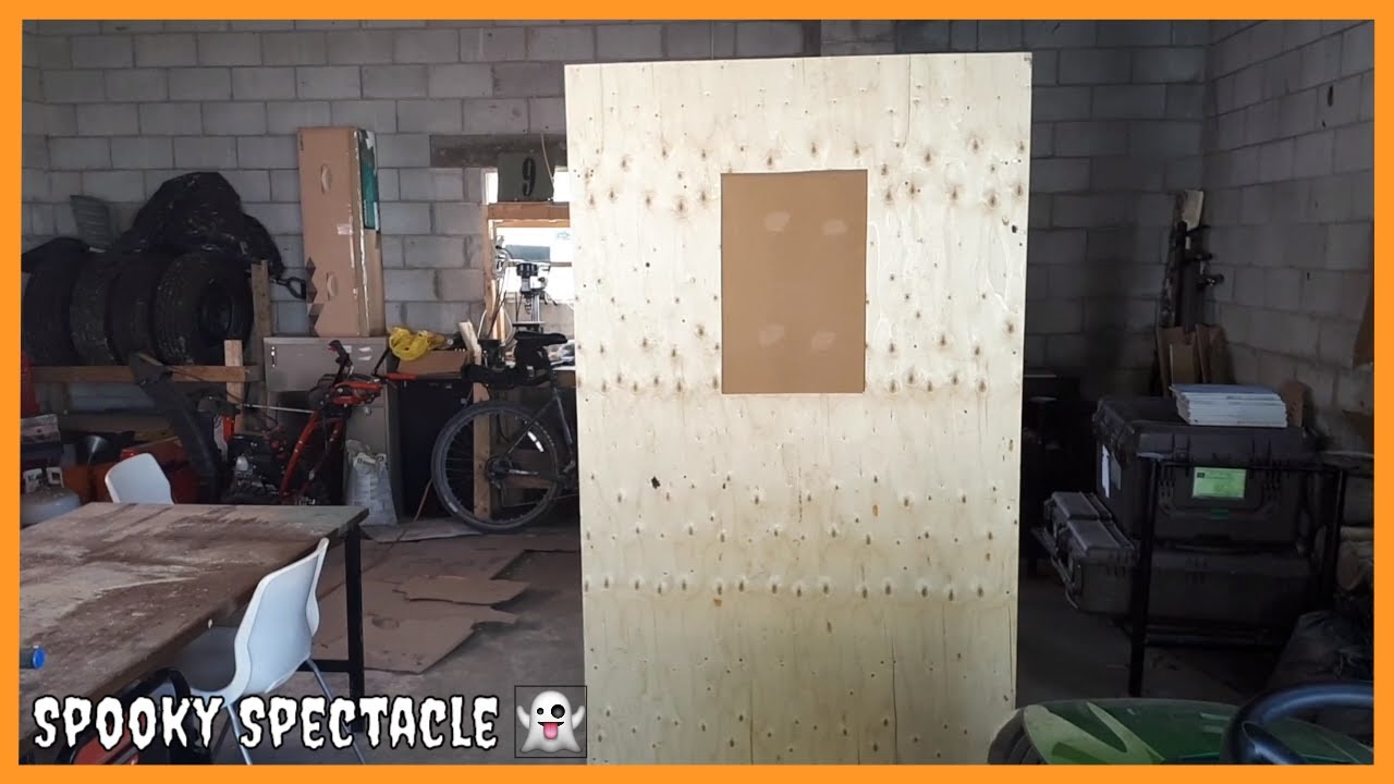 DIY DROP PANEL WALL | Halloween Walkthrough Series