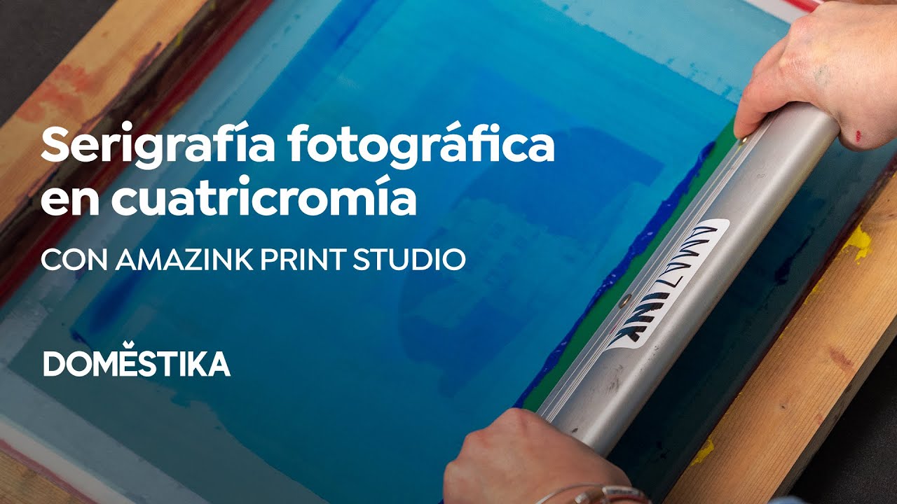 CURSO ONLINE Serigrafía fotográfica en cuatricromía de Amazink Print