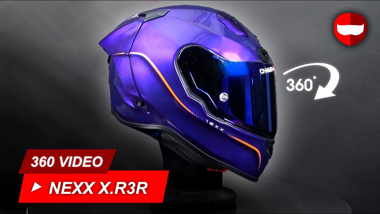 Nexx X.R3R Hagibis Purple - Showcase