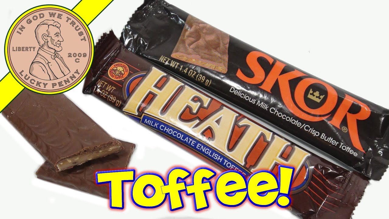 HEATH & SKOR Milk Chocolate English Toffee Bar Comparison