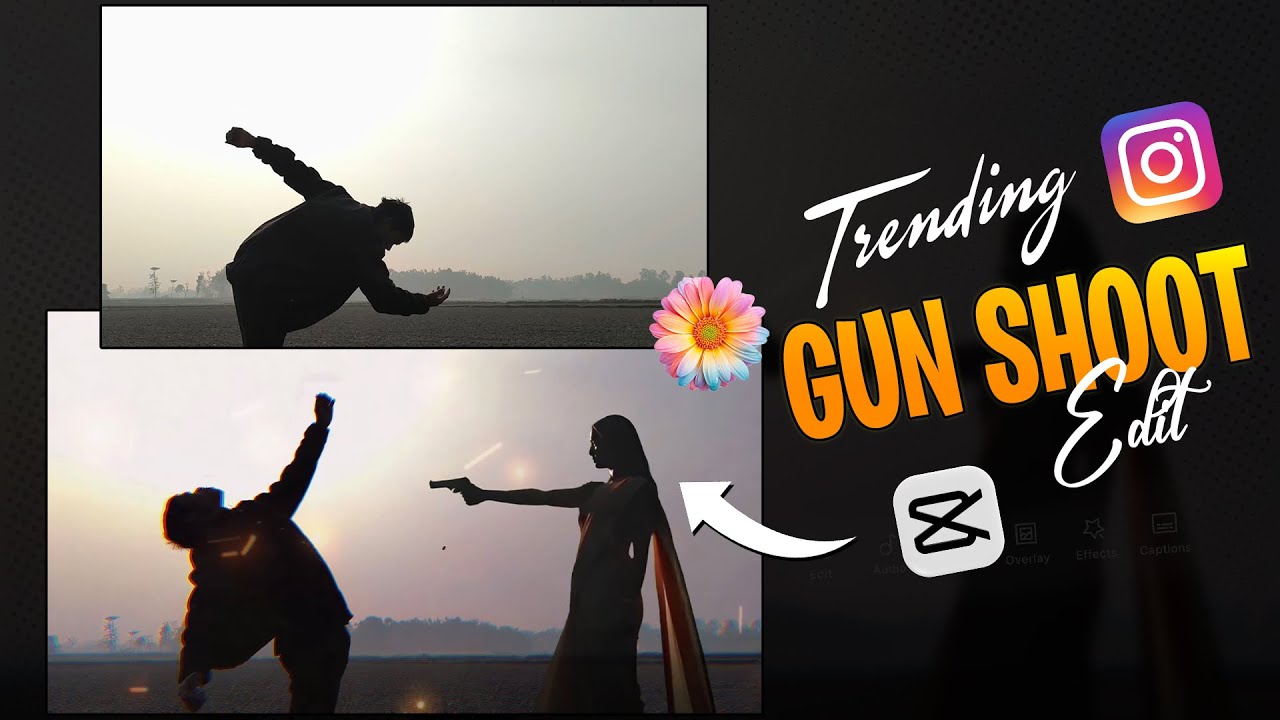 Trending Girl Gun Shoot Video Edit In Capcut 🔥 Instagram Viral Video Editing