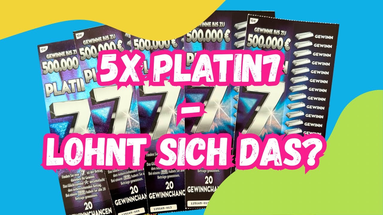PLATIN7 Spezial - Volltreffer oder Pech?🍀💥💎 #rubbellose #zdrapki #lotto 