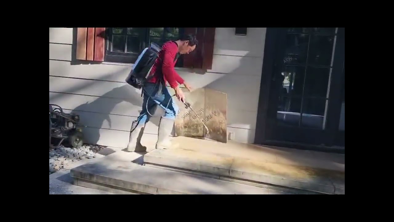 Stone wash and seal and mold removal