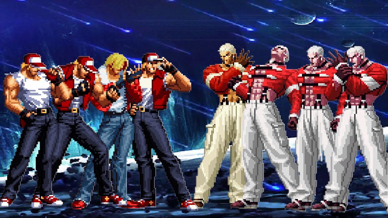 [KOF MUGEN] Terry Bogard Team vs Yashiro Nanakase Team