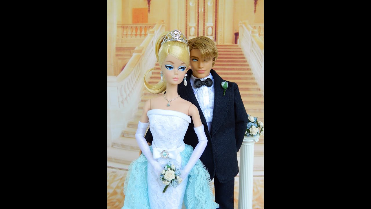 I Don't Dance! ~OOAK Bridal Fashion for Silkstone Barbie & Ken