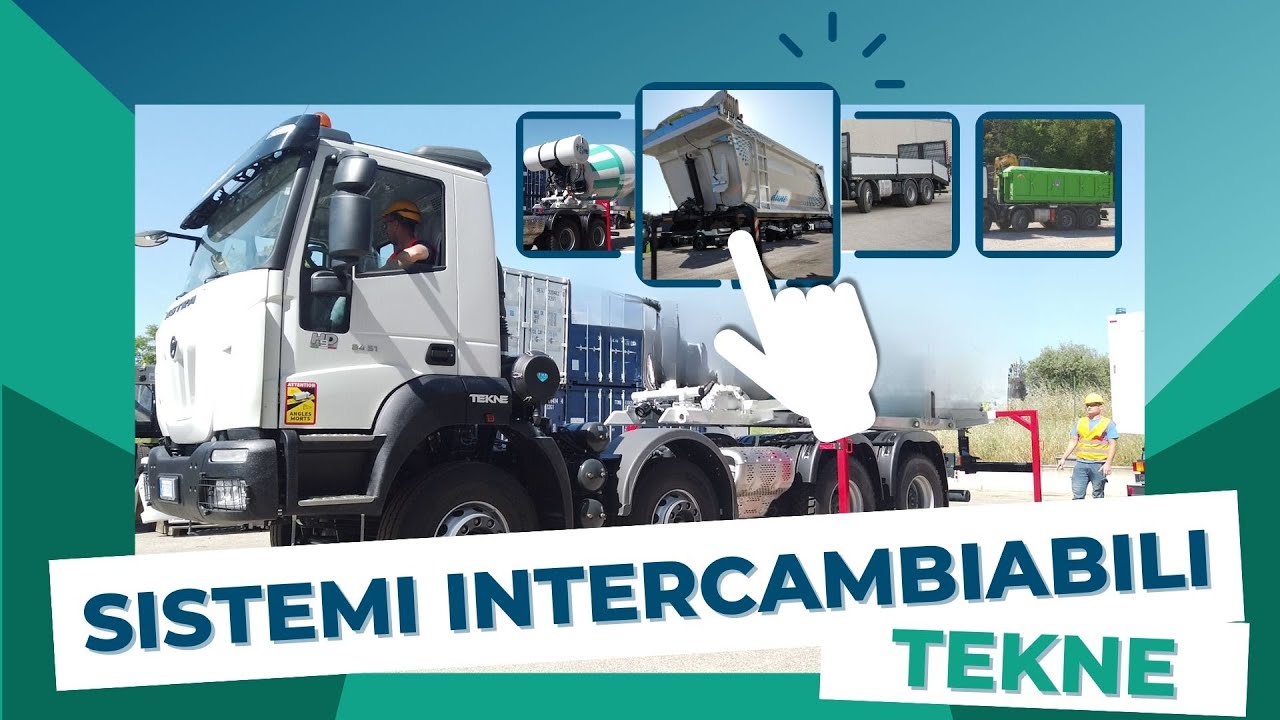 PIU' FUNZIONI per 1SOLO VEICOLO con i SISTEMI INTERCAMBIABILI TEKNE