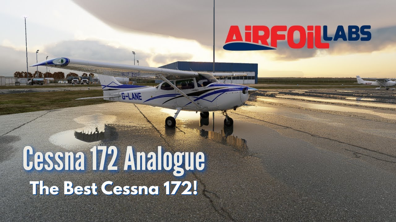AirfoilLabs Cessna 172 Skyhawk (SP) | Full Cold & Dark Review & Demonstration Flight! | X Plane 12.4