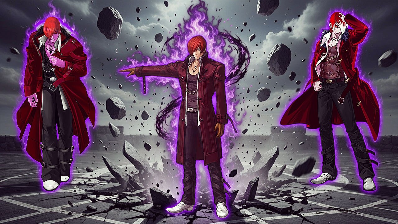 [KOF Mugen] Iori Yagami XIV Team Vs 16 Ultimate Fighters Team