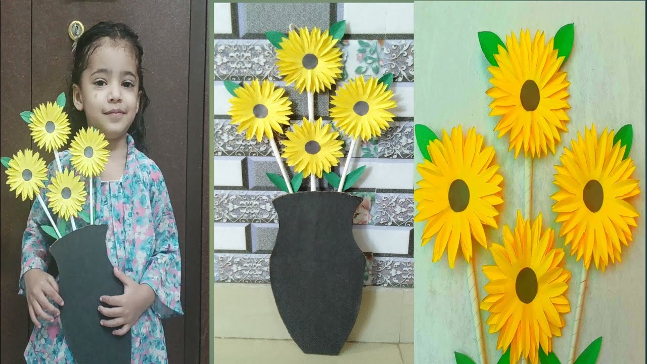 How to make paper flower step by step/ 