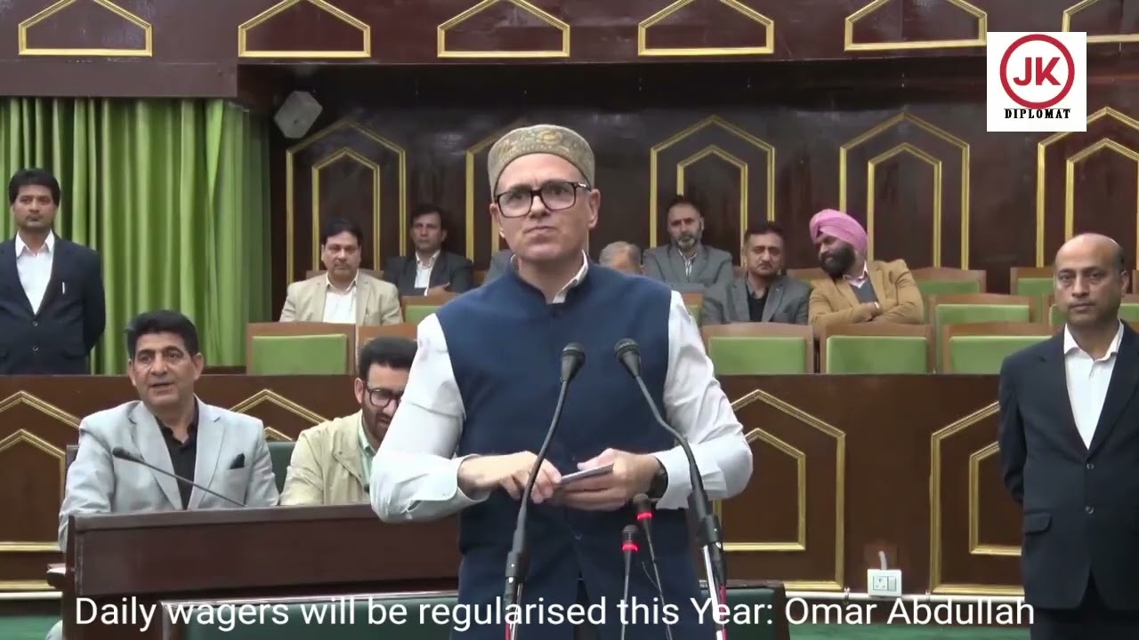Daily wagers will be regularised this Year: Omar Abdullah