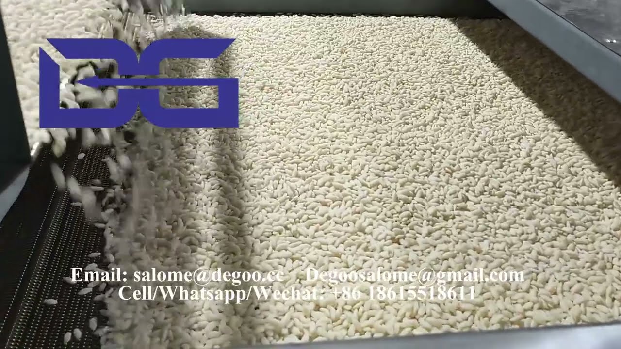 Crispy Rice Puff Cereal Snack Food Making Machine Cereal Rice Puffs  Rice Krispies Production Line