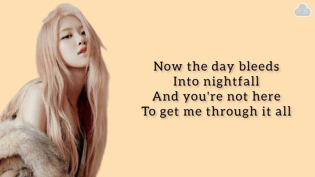 Rose' - Someone You Loved (cover Lewis Capaldi) Lyrics
