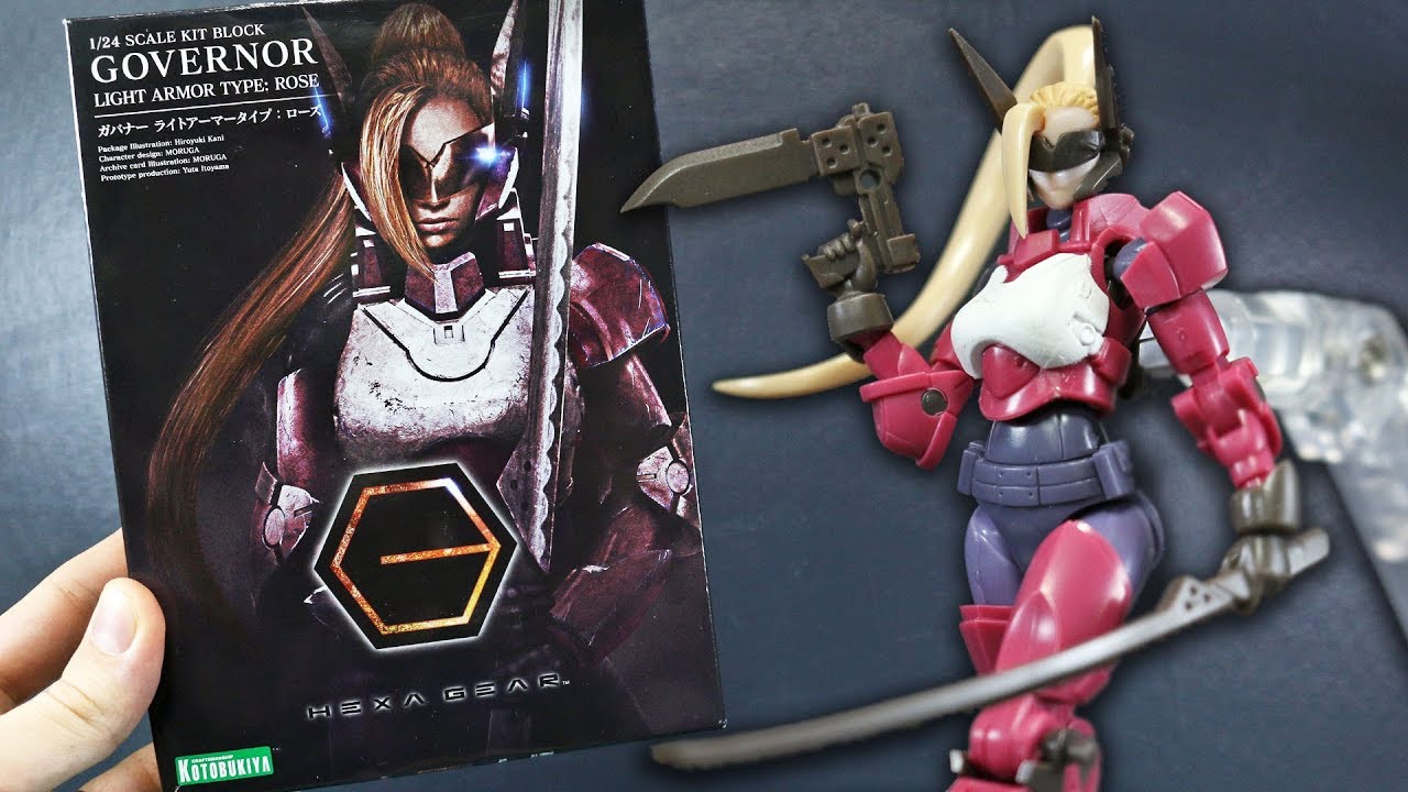 1788 - Hexagear Governor Light Armor Type: Rose UNBOXING and Review