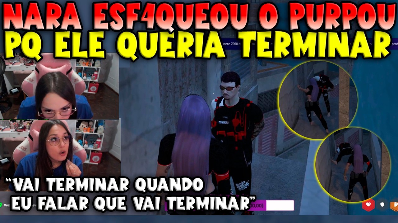 NARA ESF4QUEOU O PURPOU PQ ELE QUERIA TERMINAR COM ELA KKKKKKKK - KOGA GTA RP CLIPS