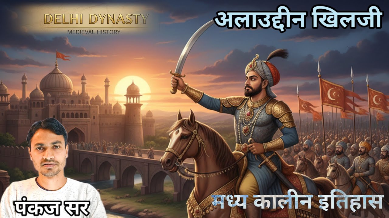 अलाउद्दीन खिलजी#खिलजीवंश#दिल्लीसल्तनत#महामैराथन#मध्यकालीन_भारत_का_इतिहास#भाग-5#delhisaltanat