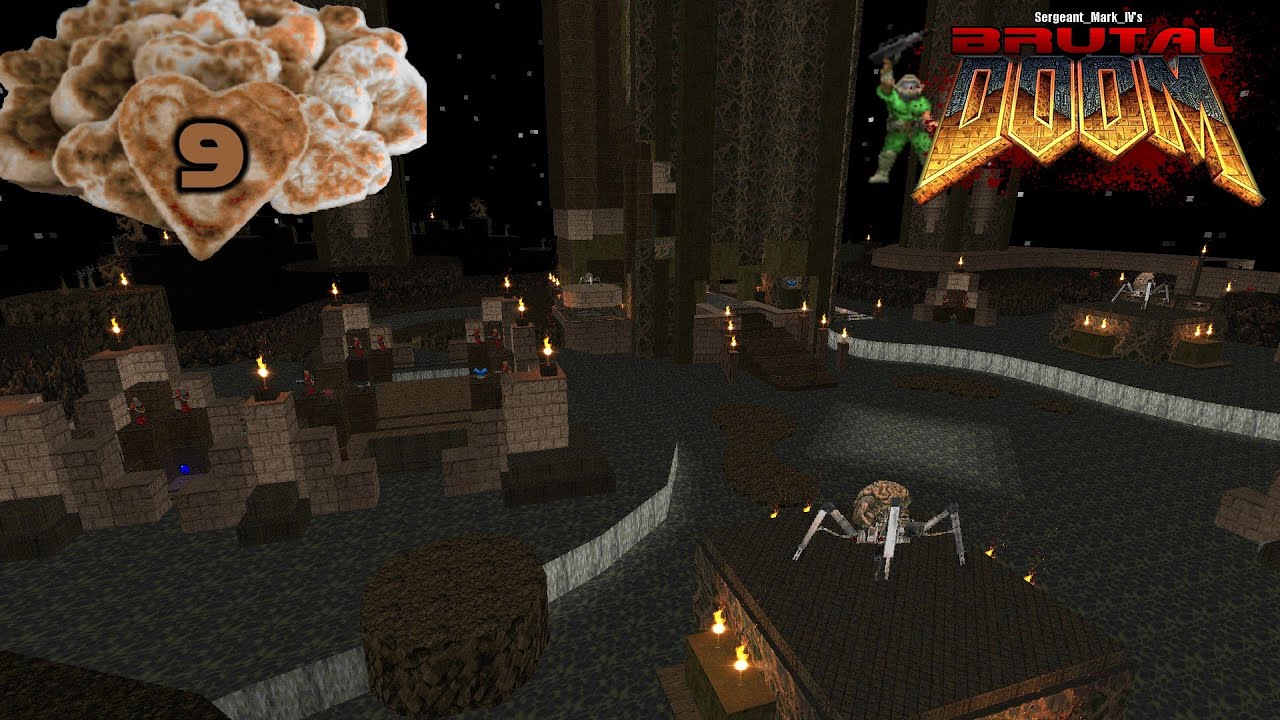 Brutal Doom Realism: Crumpets map09