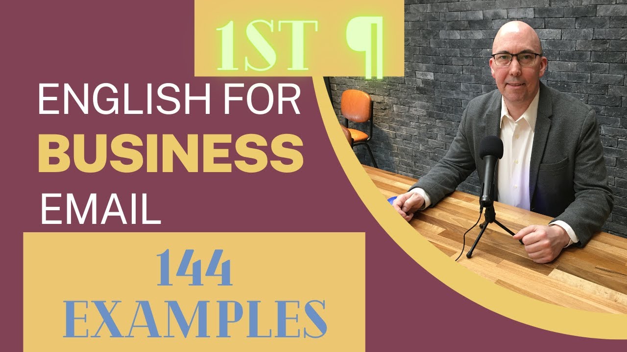 How to Write 1st paragraph of an email - Business English Email Writing