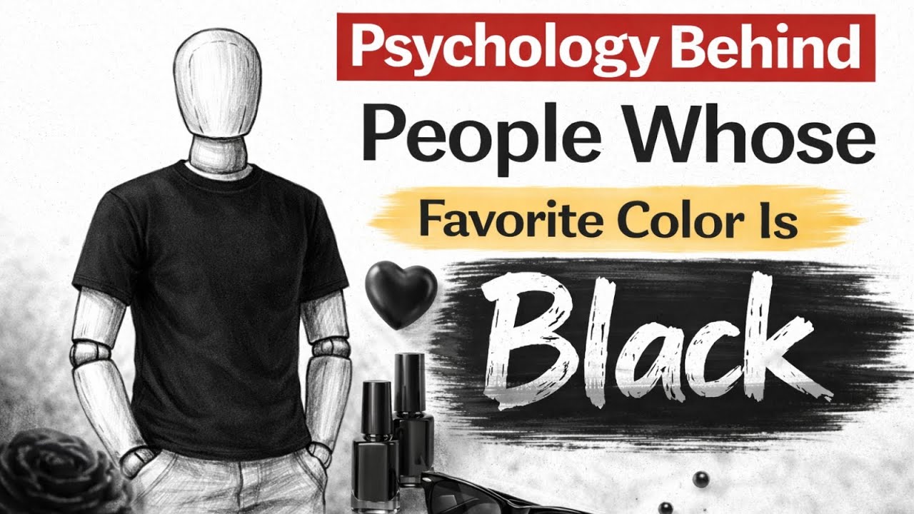 Psychology Behind People Whose Favourite Color is Black [Psychology Simplified]