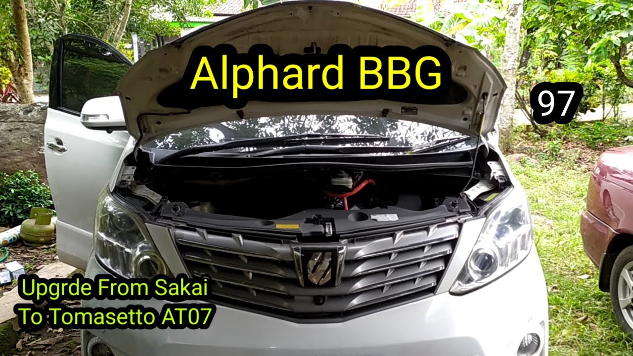 Alphard BBG Hybrid || Upgrade dari Sakai Ke Tomasetto AT07 || 97