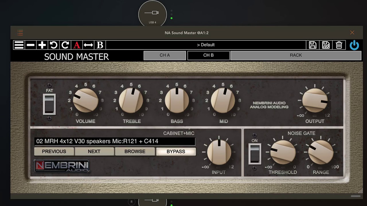 Nembrini’s soundmaster:from clean to lead.