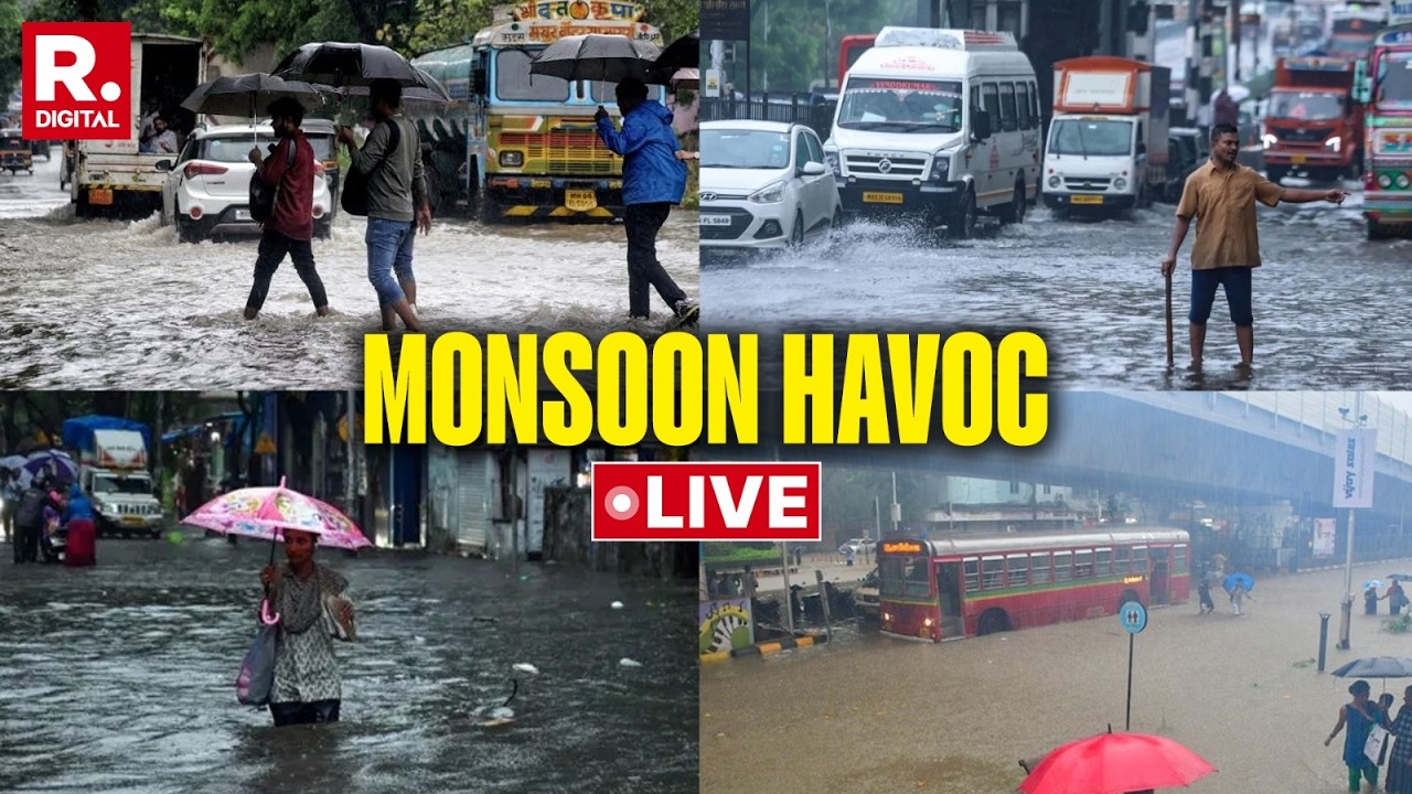 Maharashtra Rain Fury LIVE: Landslide Hits Mumbai-Goa Highway, Red Alert For Mumbai | Waterlogging