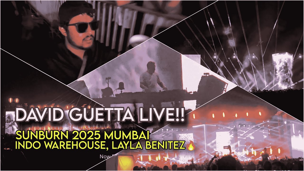 Sunburn Music Festival 2025 Day 2 | David Guetta Live
