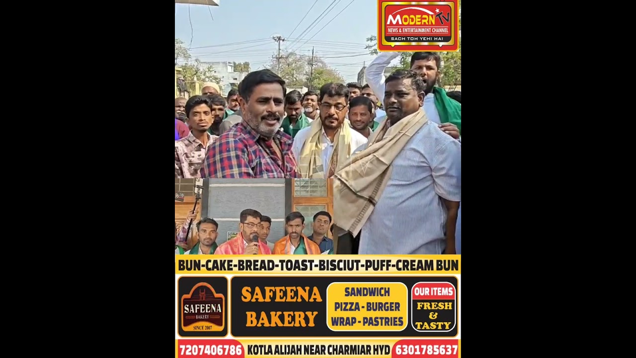 Adilabad Mein Awami Ekta — AIMIM Kay MLA Jaffer Hussain Meraj Sahab Door-to-Door Vishwas Yatra.