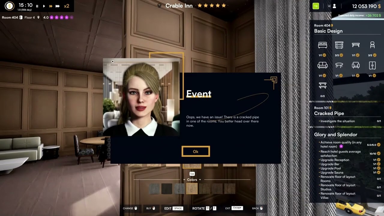 Steam: Hotel Renovator: Room 404 Renovation. Start To Finish