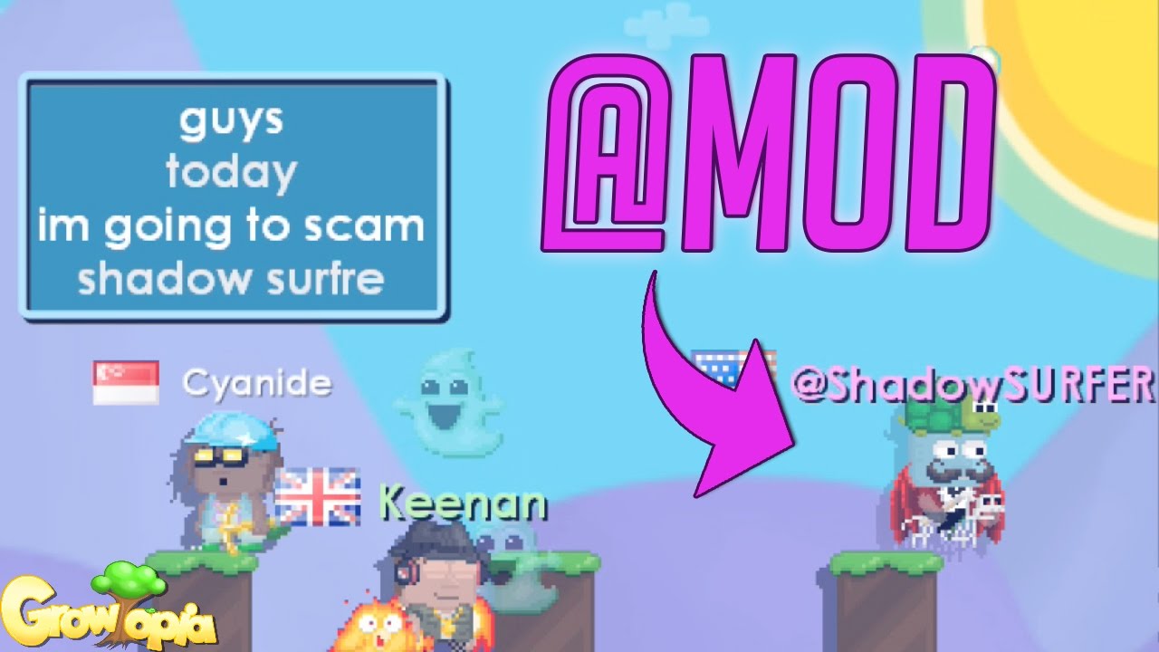 Growtopia | I SCAMMED A @MOD?!