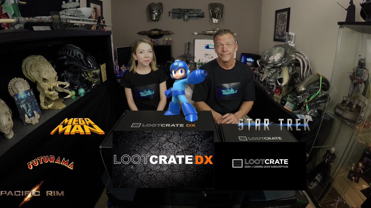 Mega Loot Crate DX and Core Crate Unboxing - July 2016 - Futuristic | Guru Reviews