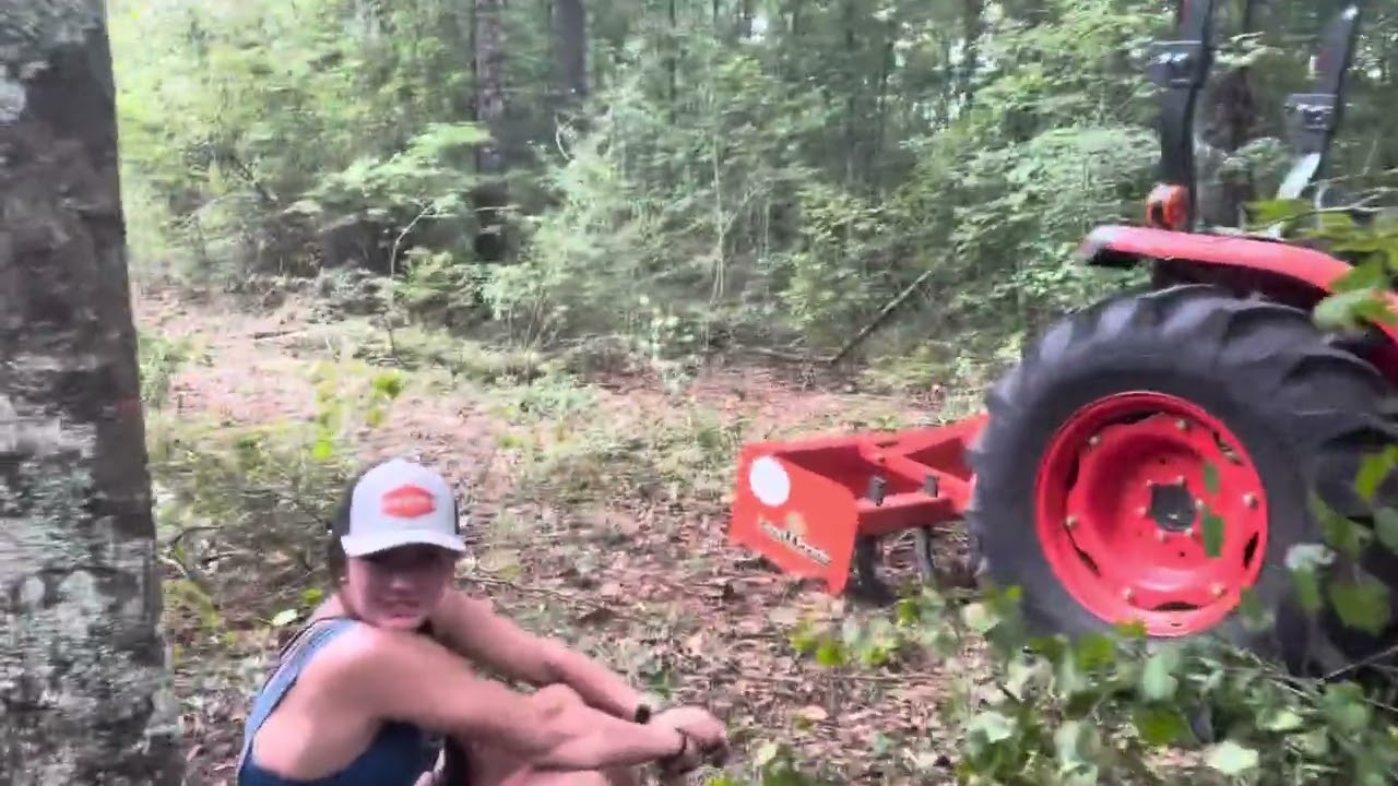 Using The New LaneShark To Uncover An Old Cabin In The Woods! @Alabama Tractor