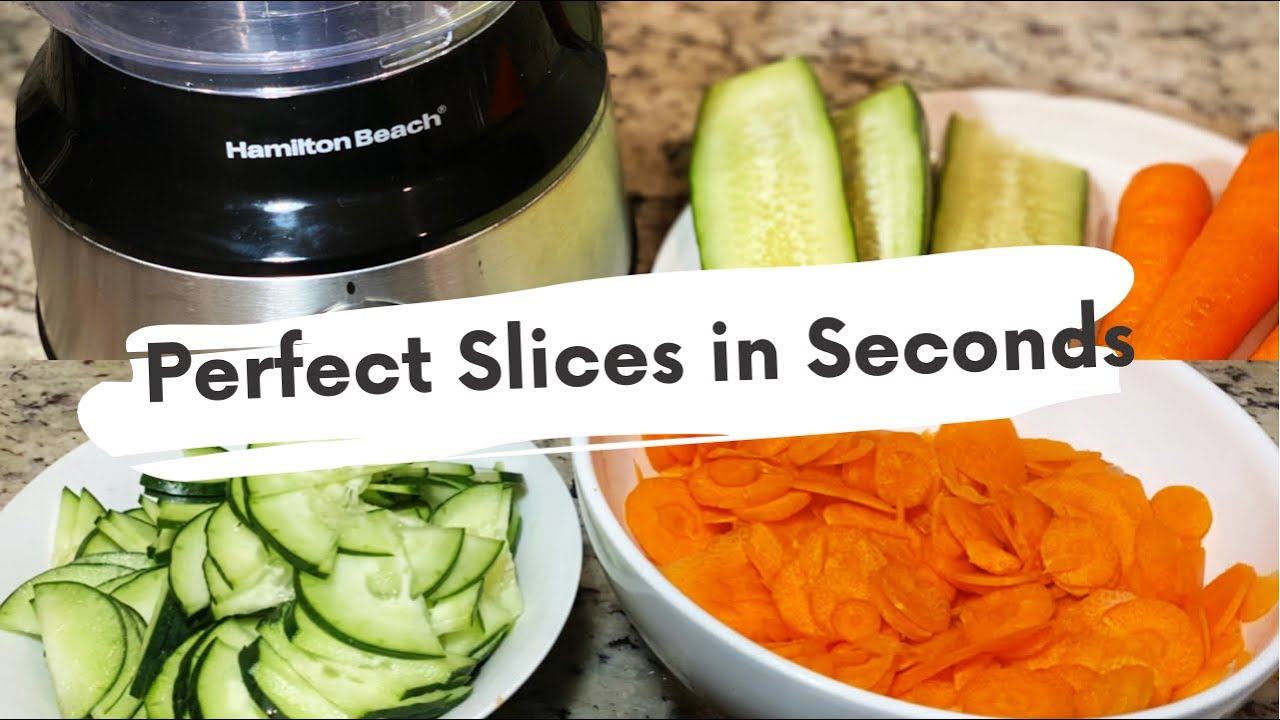 How to Shred Food using Hamilton Food Processor