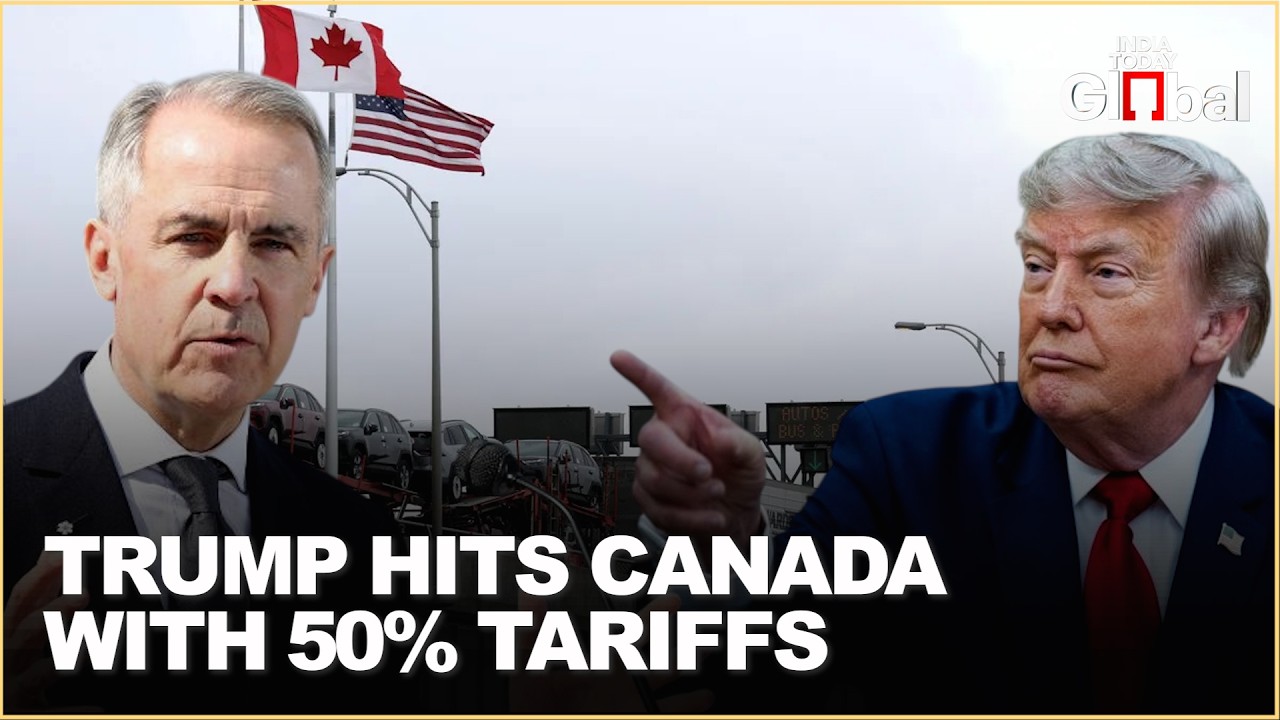 U.S. Slaps 50% Tariffs On Canada, Carney Calls Move Direct Violation Of Trade Pact